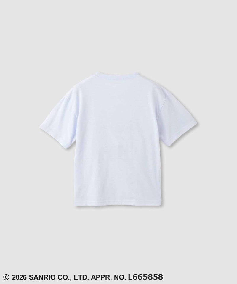 サンリオキャラクターズ シナモロール サガラ刺繍Tシャツ キッズ メール便 対応商品商品画像-3