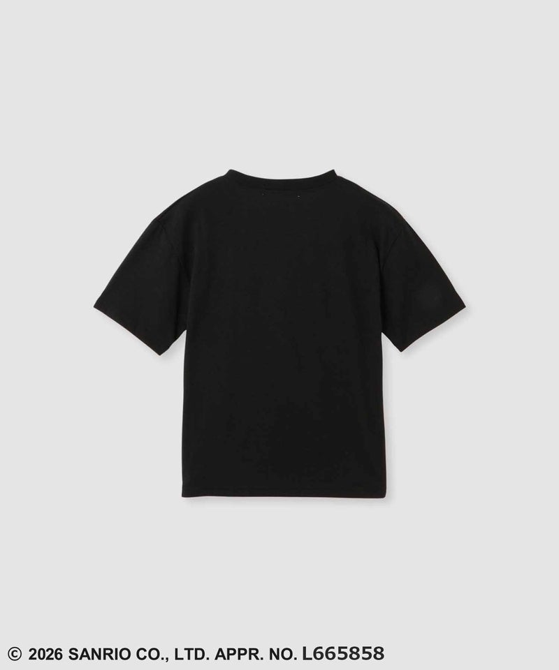 サンリオキャラクターズ クロミ サガラ刺繍Tシャツ キッズ メール便 対応商品商品画像-3