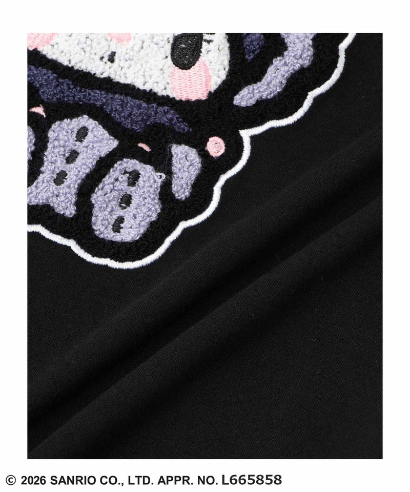 サンリオキャラクターズ クロミ サガラ刺繍Tシャツ キッズ メール便 対応商品商品画像-8