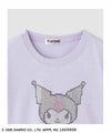 サンリオキャラクターズ キラキラクロップド丈Tシャツ キッズ メール便 対応商品商品サムネイル-3