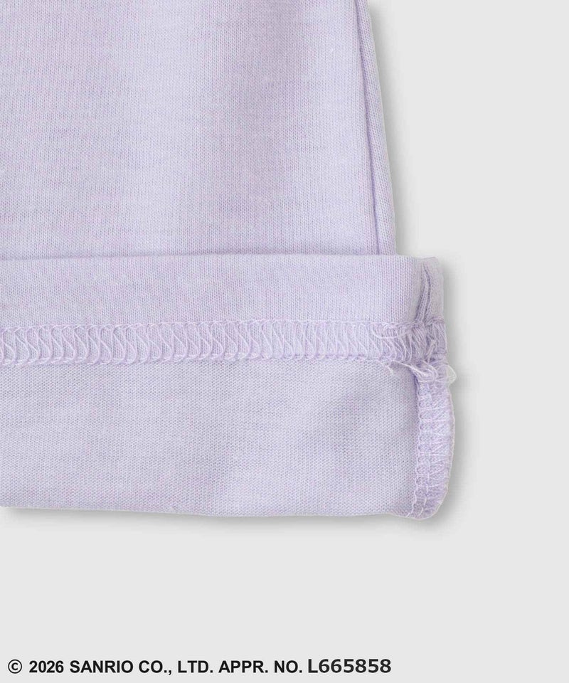 サンリオキャラクターズ キラキラクロップド丈Tシャツ キッズ メール便 対応商品商品画像-6