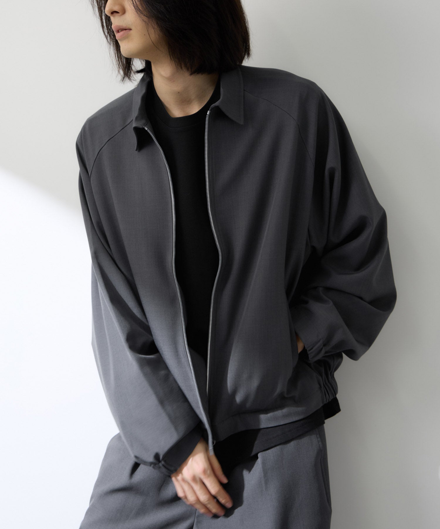 URBAN COLLECTION ポリトロ オーバージップブルゾン メンズ