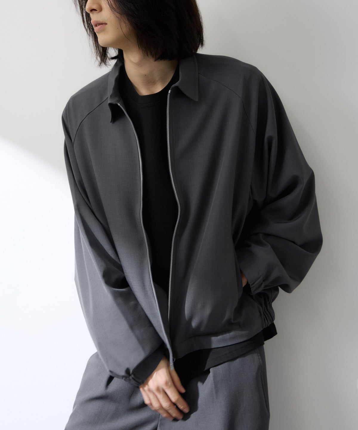 URBAN COLLECTION ポリトロ オーバージップブルゾン メンズ