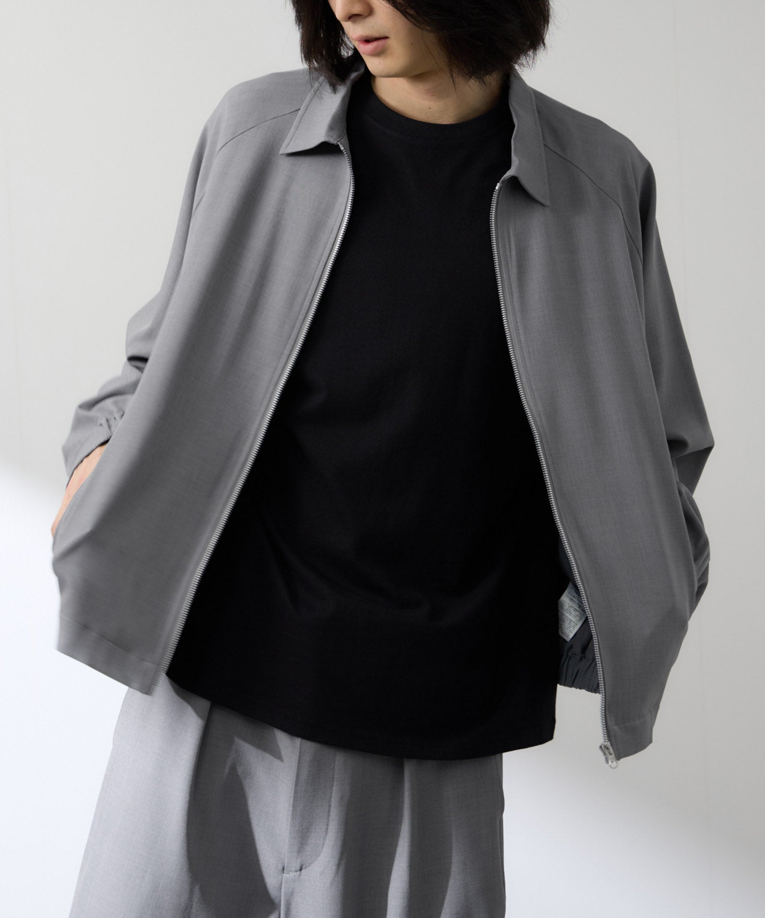 URBAN COLLECTION ポリトロ オーバージップブルゾン メンズ