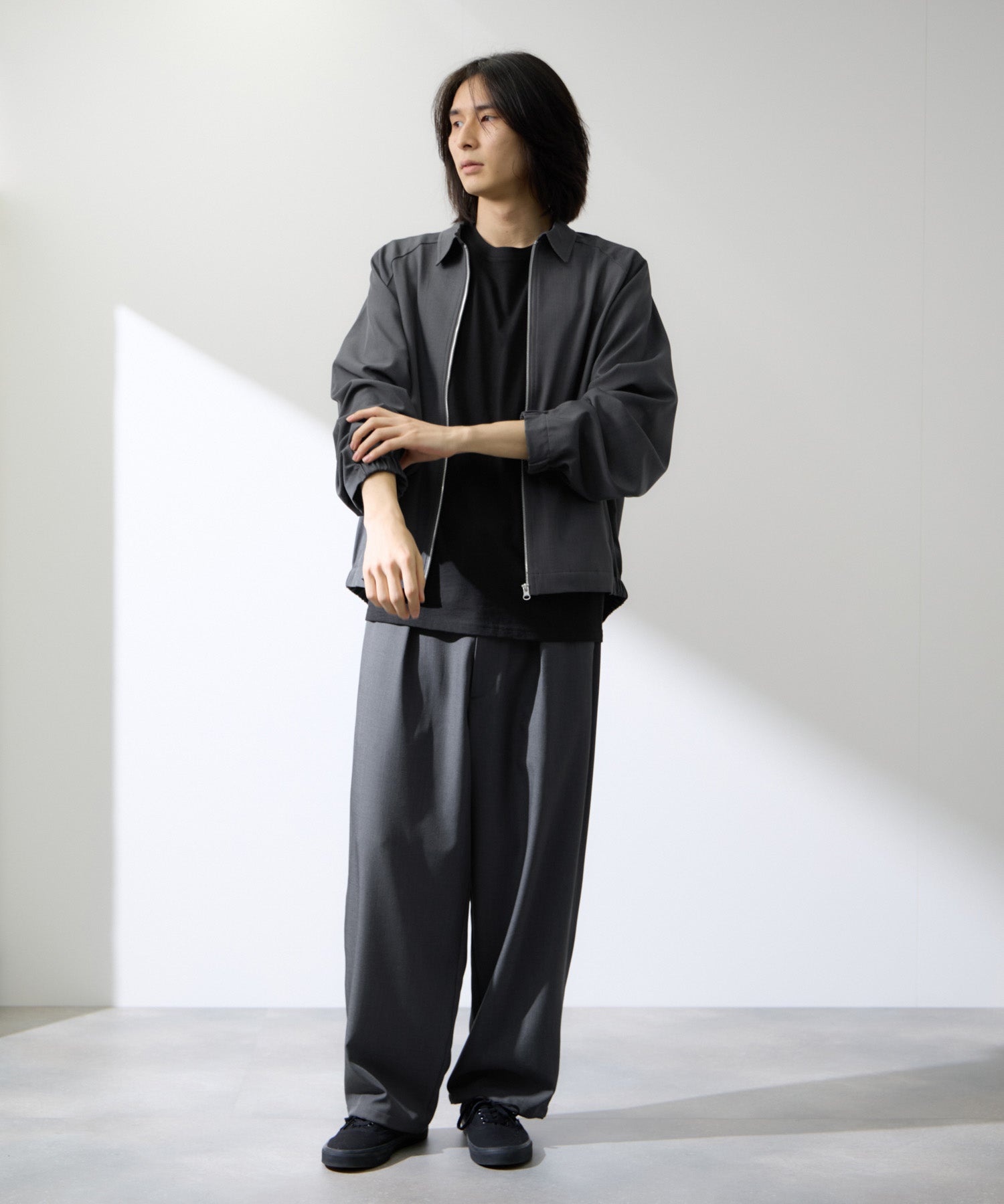 URBAN COLLECTION ポリトロ オーバージップブルゾン メンズ