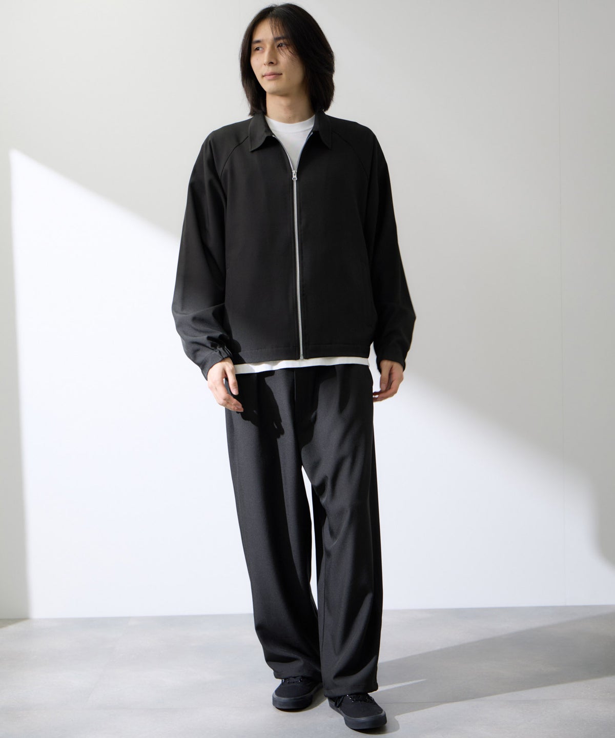 URBAN COLLECTION ポリトロ オーバージップブルゾン メンズ