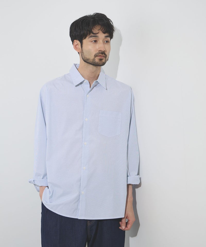 Real Standard ブロード長袖レギュラーシャツ メンズ商品画像-3