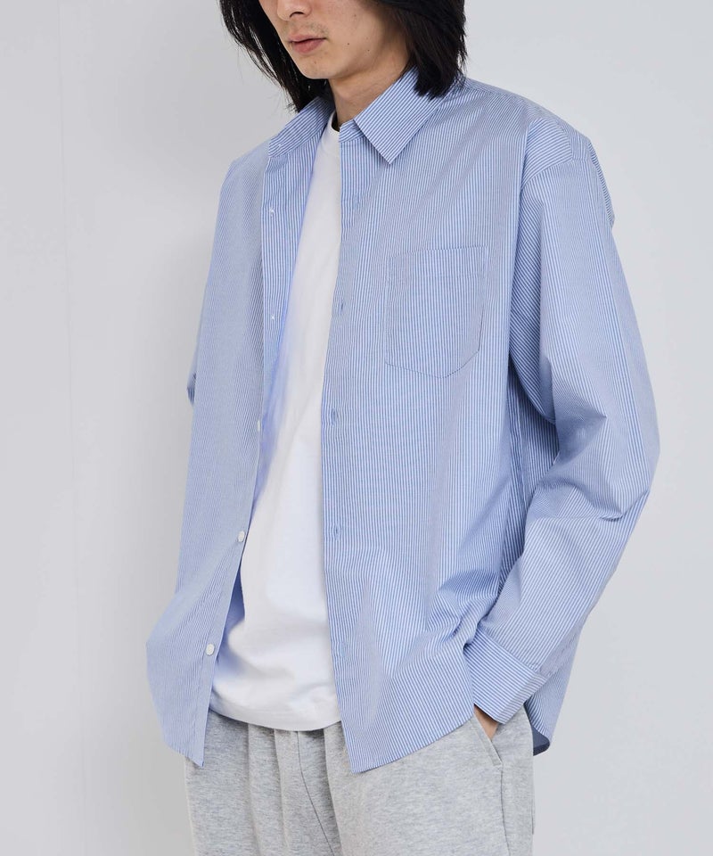 Real Standard ブロード長袖レギュラーシャツ メンズ商品画像-4