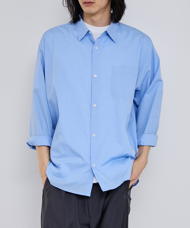 Real Standard ブロード長袖レギュラーシャツ メンズ商品画像-5