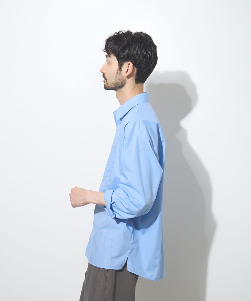 Real Standard ブロード長袖レギュラーシャツ メンズ商品画像-6