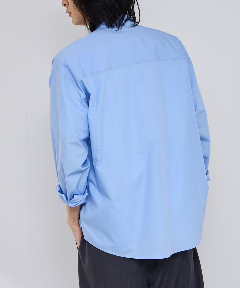 Real Standard ブロード長袖レギュラーシャツ メンズ商品画像-7