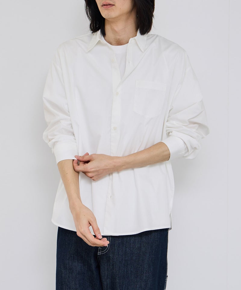 Real Standard ブロード長袖レギュラーシャツ メンズ商品画像-10