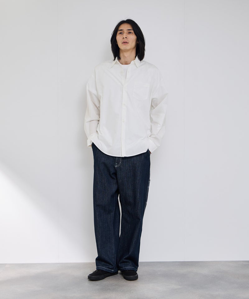 Real Standard ブロード長袖レギュラーシャツ メンズ商品画像-12