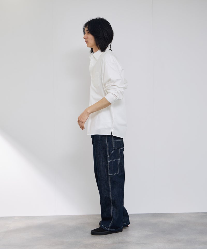 Real Standard  ブロード長袖レギュラーシャツ メンズ商品画像-13