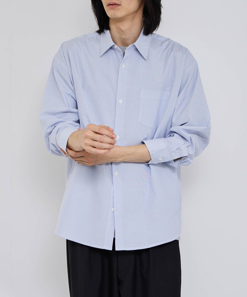 Real Standard  ブロード長袖レギュラーシャツ メンズ商品画像-14