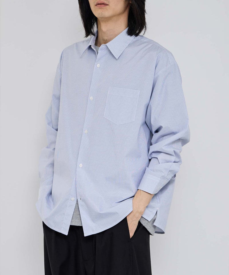 Real Standard ブロード長袖レギュラーシャツ メンズ商品画像-15