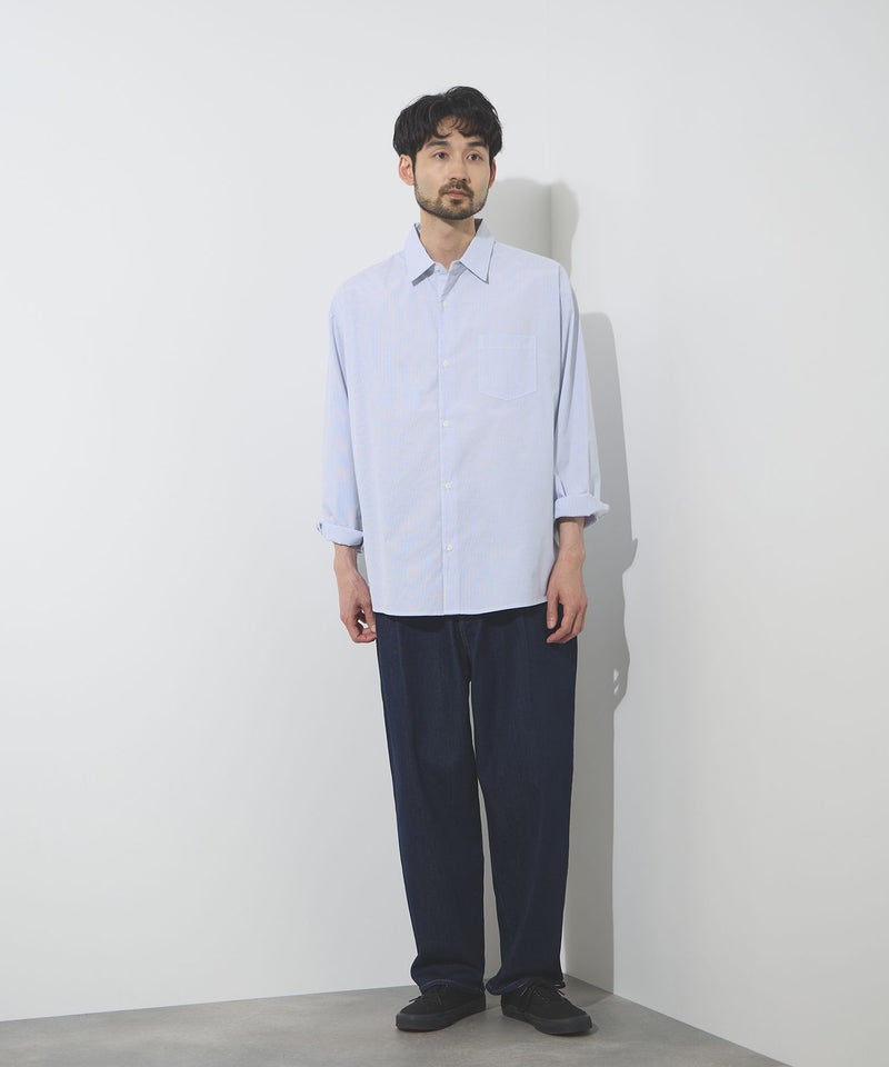 Real Standard ブロード長袖レギュラーシャツ メンズ商品画像-15