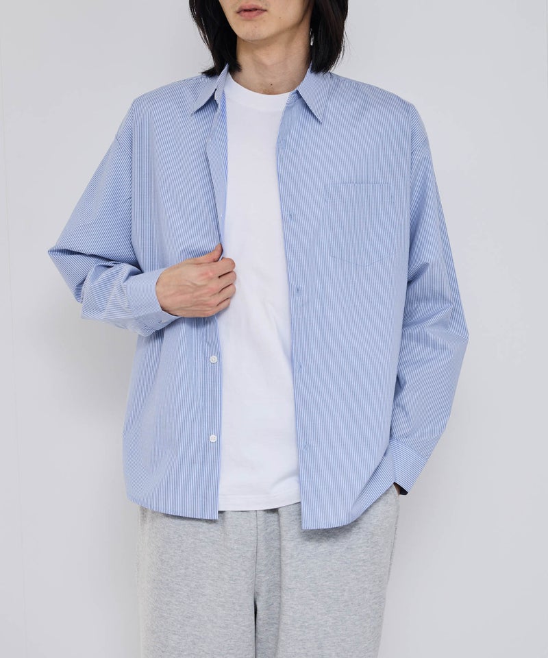 Real Standard ブロード長袖レギュラーシャツ メンズ商品画像-19