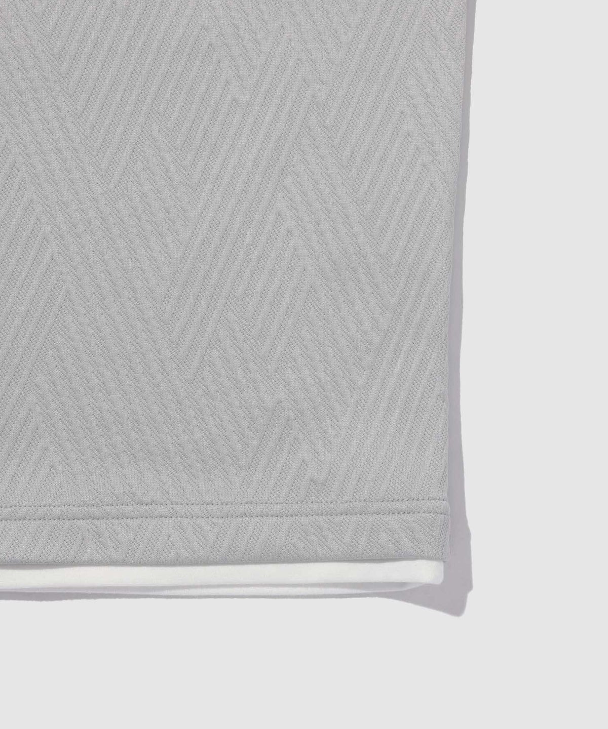 URBAN COLLECTION 膨れジャガード フェイククルーネック長袖Tシャツ メンズ