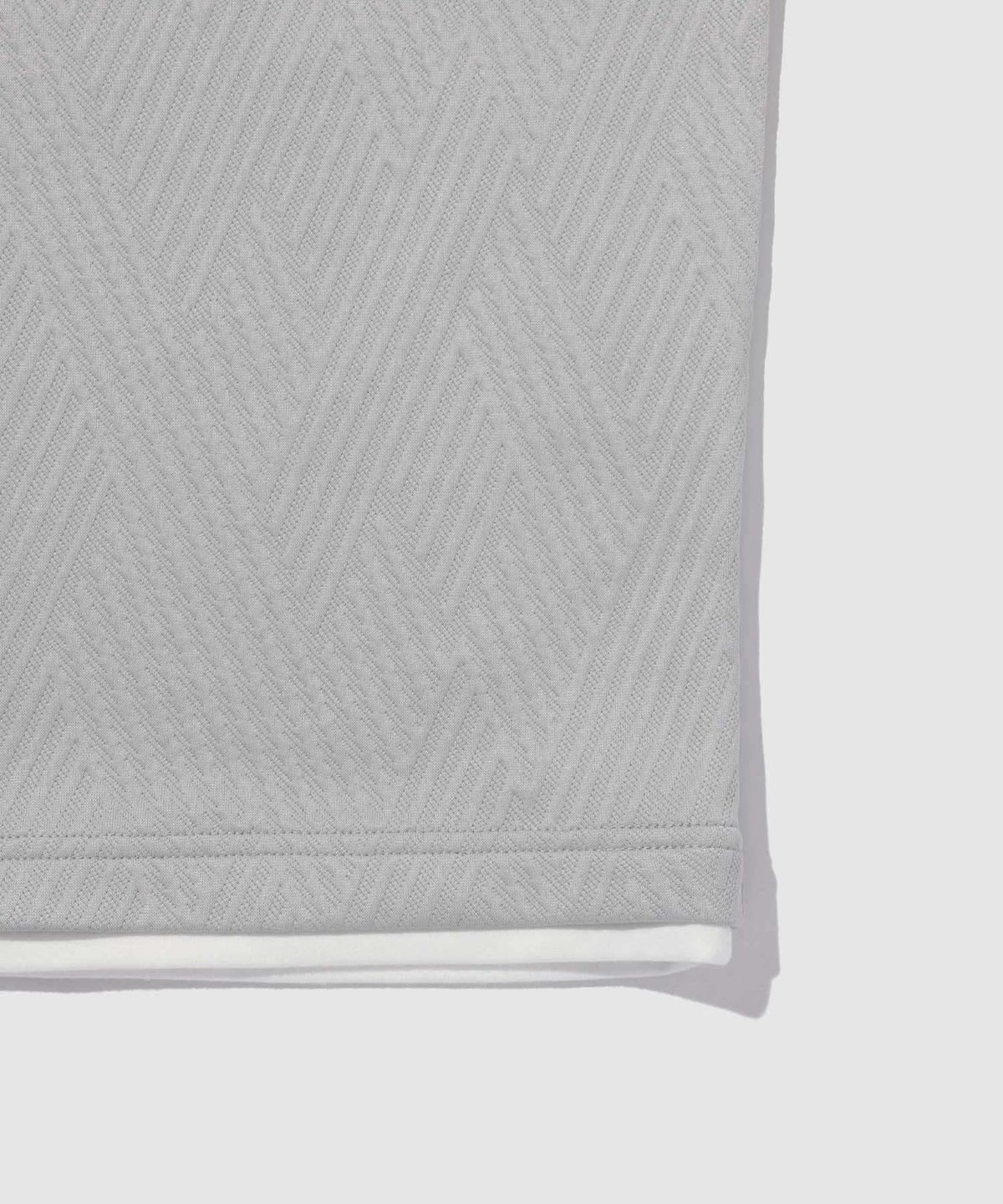 URBAN COLLECTION 膨れジャガード フェイククルーネック長袖Tシャツ メンズ