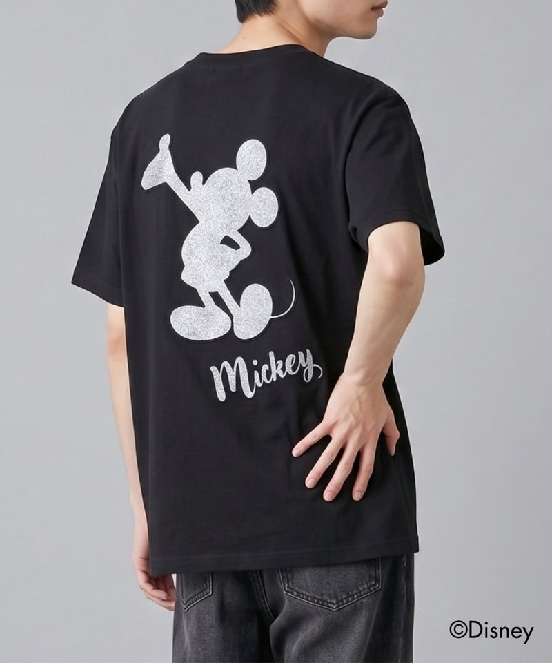 Disney / ラメエンボスTシャツ メンズ メール便 対応商品商品画像-1