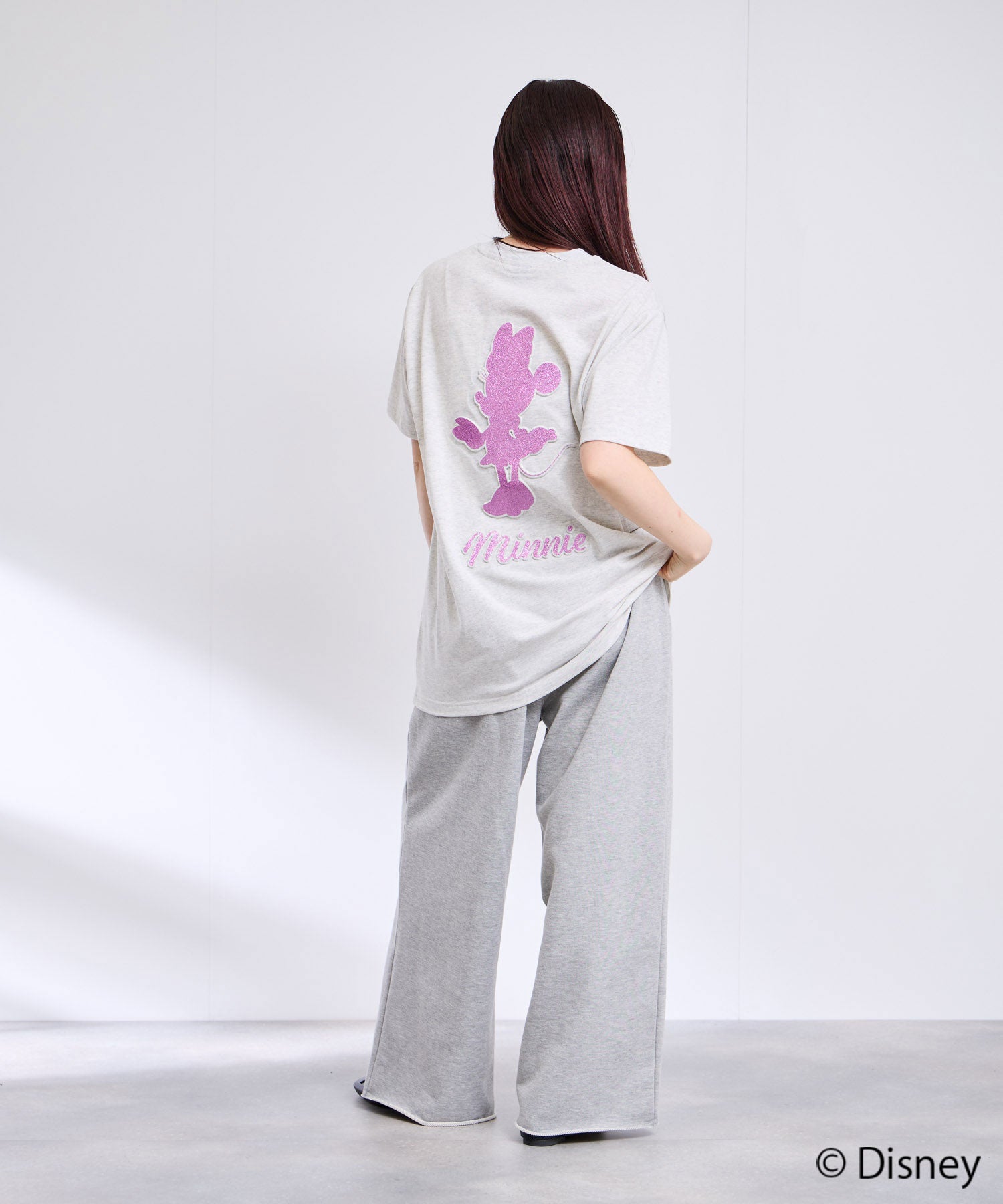 Disney / ラメエンボスTシャツ メンズ