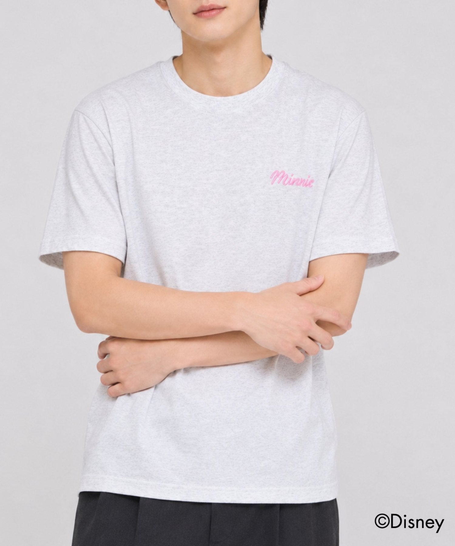 Disney / ラメエンボスTシャツ メンズ