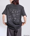 キャラクター線画バックデザイン半袖Tシャツ メンズ メール便 対応商品商品サムネイル-3