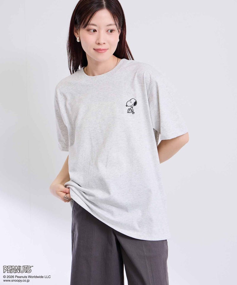 キャラクター線画バックデザイン半袖Tシャツ メンズ メール便 対応商品商品画像-5