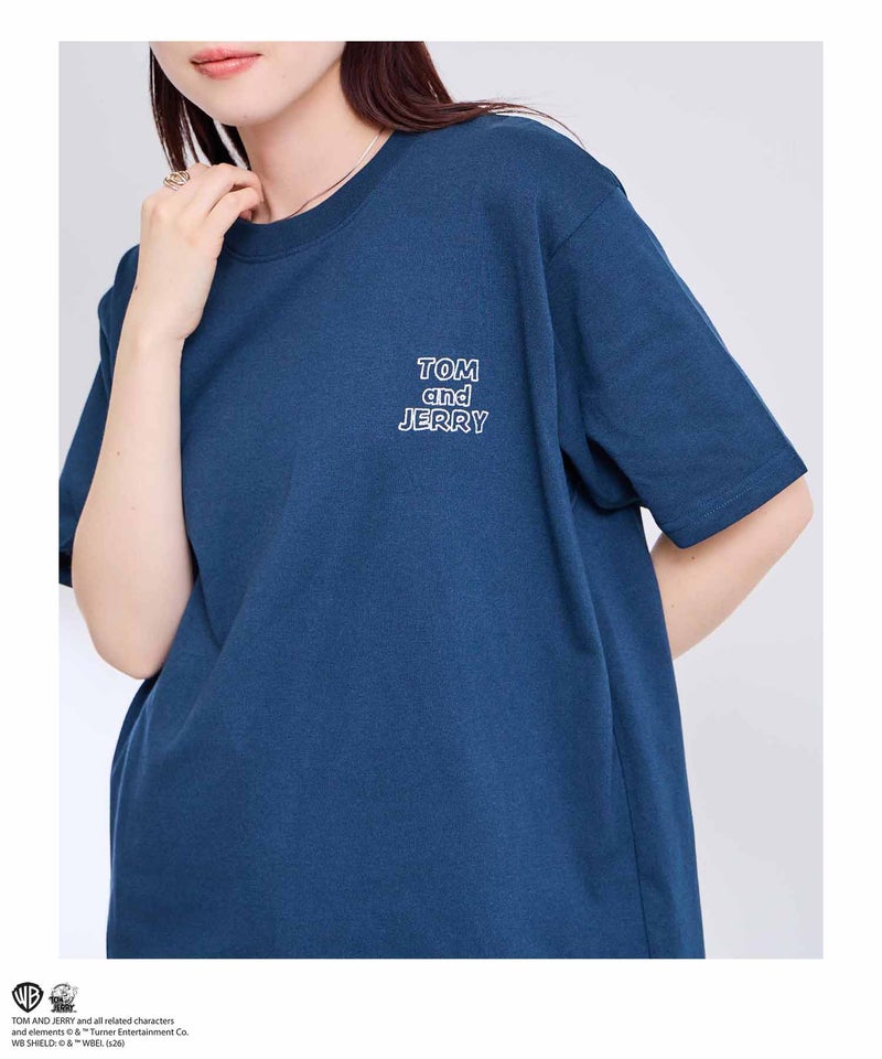 キャラクター線画バックデザイン半袖Tシャツ メンズ メール便 対応商品商品画像-22