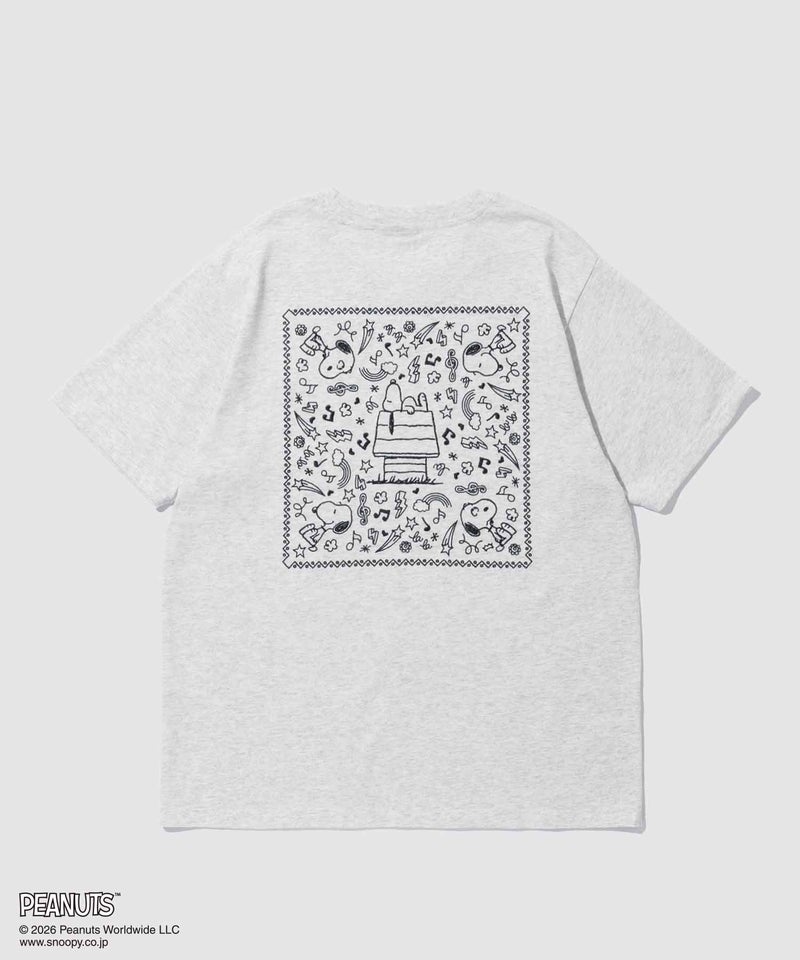 キャラクター線画バックデザイン半袖Tシャツ メンズ メール便 対応商品商品画像-25