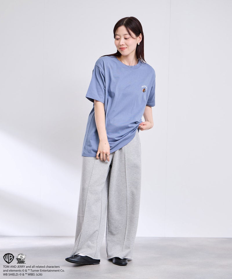 Tom and Jerry サガラ刺繍Tシャツ メンズ メール便 対応商品商品画像-16