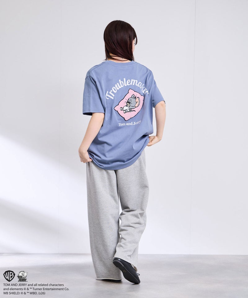 Tom and Jerry サガラ刺繍Tシャツ メンズ メール便 対応商品商品画像-17