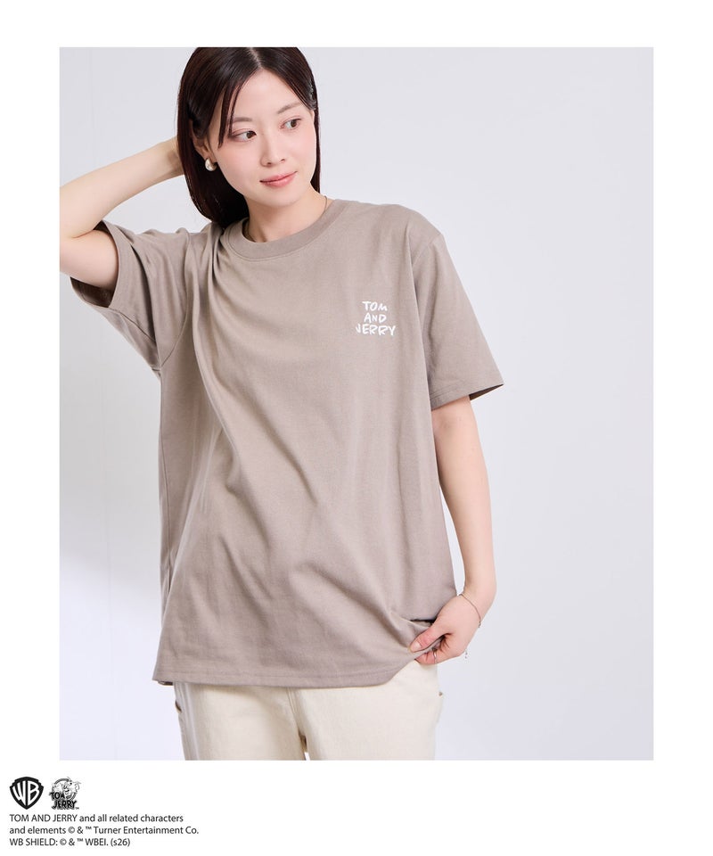 Tom and Jerry サガラ刺繍Tシャツ メンズ メール便 対応商品商品画像-18