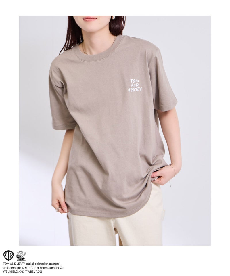 Tom and Jerry サガラ刺繍Tシャツ メンズ メール便 対応商品商品画像-19