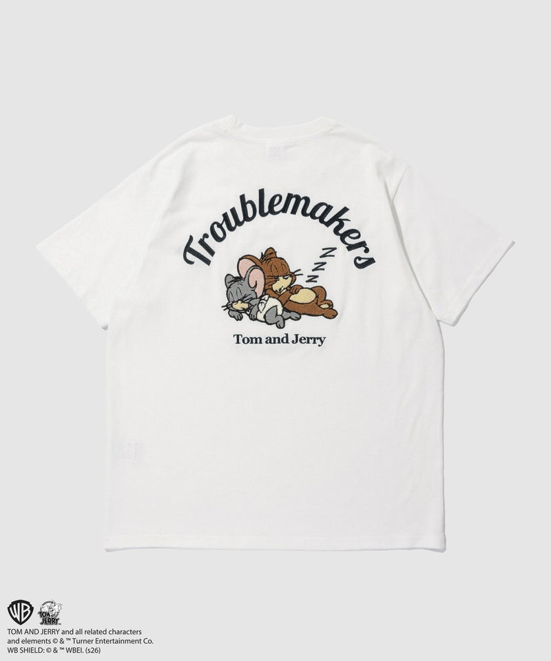Tom and Jerry サガラ刺繍Tシャツ メンズ メール便 対応商品商品画像-23