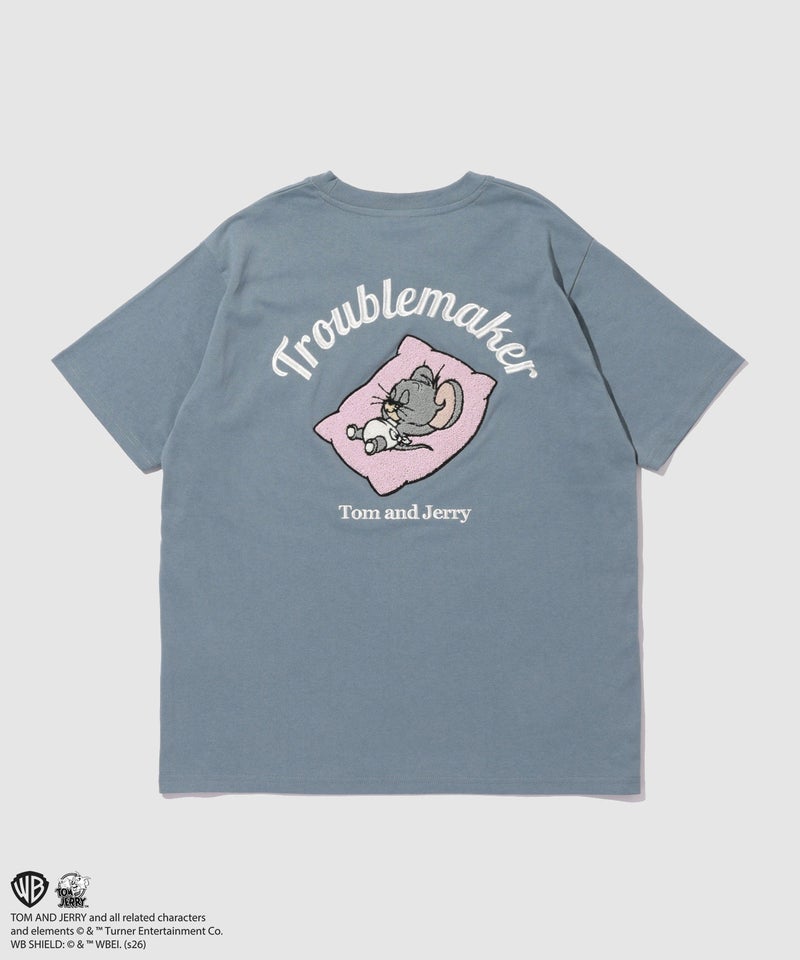 Tom and Jerry サガラ刺繍Tシャツ メンズ メール便 対応商品商品画像-25