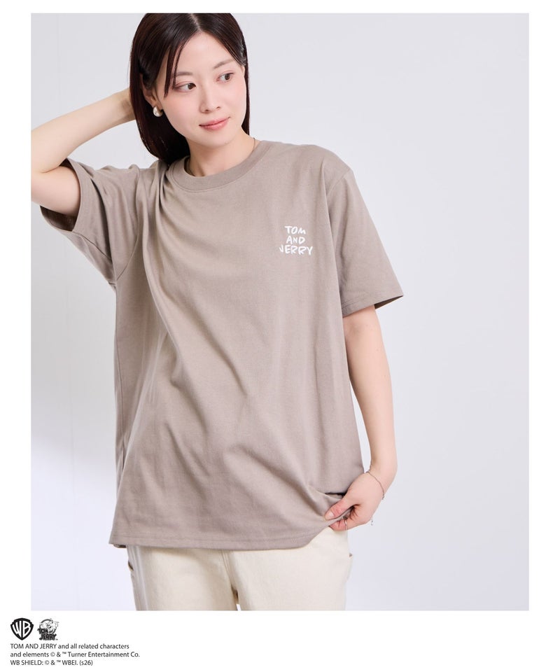 Tom and Jerry サガラ刺繍Tシャツ メンズ メール便 対応商品商品画像-26