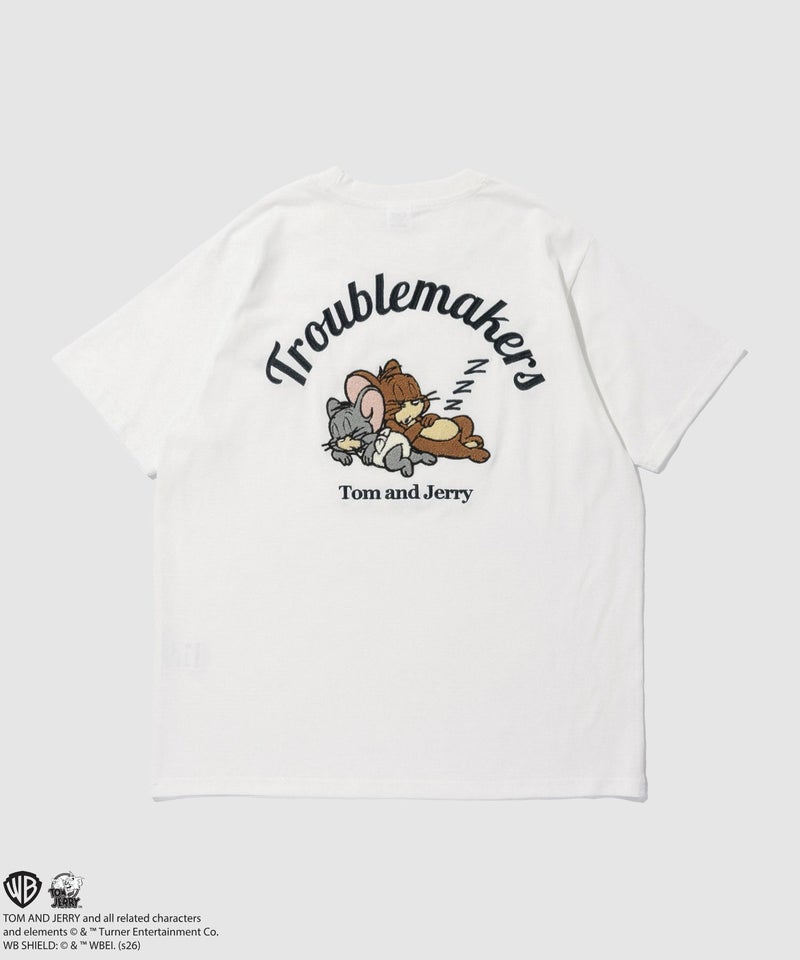 Tom and Jerry サガラ刺繍Tシャツ メンズ メール便 対応商品商品画像-31