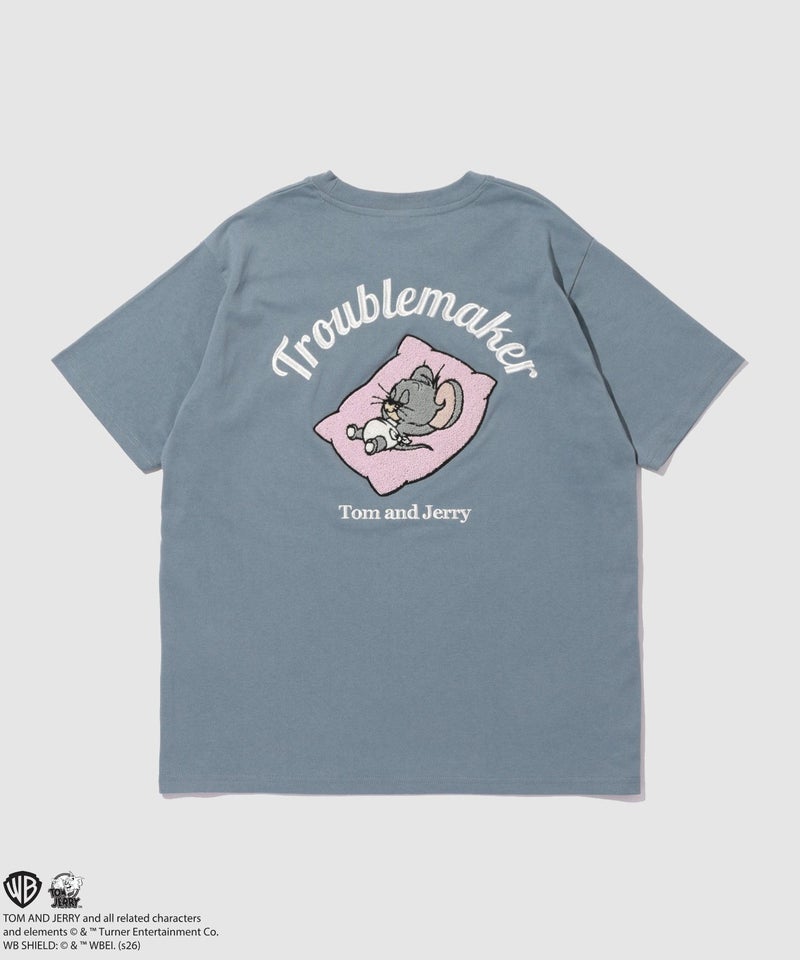 Tom and Jerry サガラ刺繍Tシャツ メンズ メール便 対応商品商品画像-33