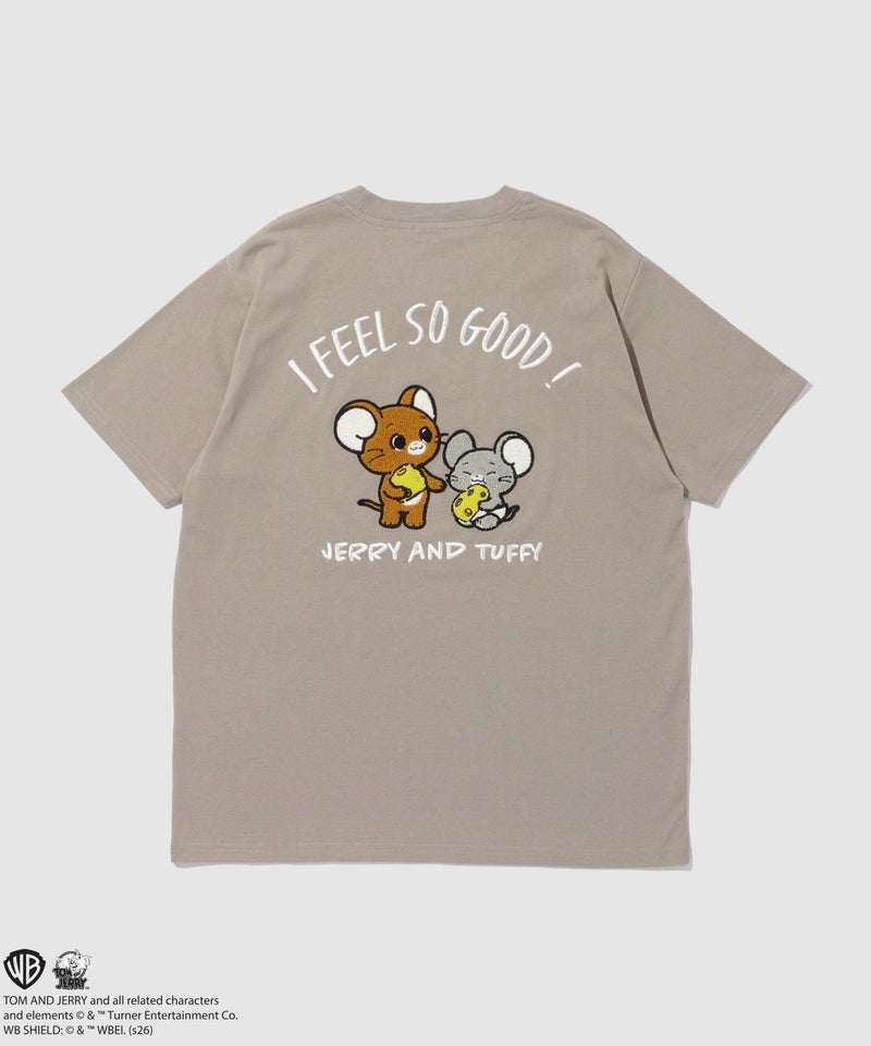 Tom and Jerry サガラ刺繍Tシャツ メンズ メール便 対応商品商品画像-34