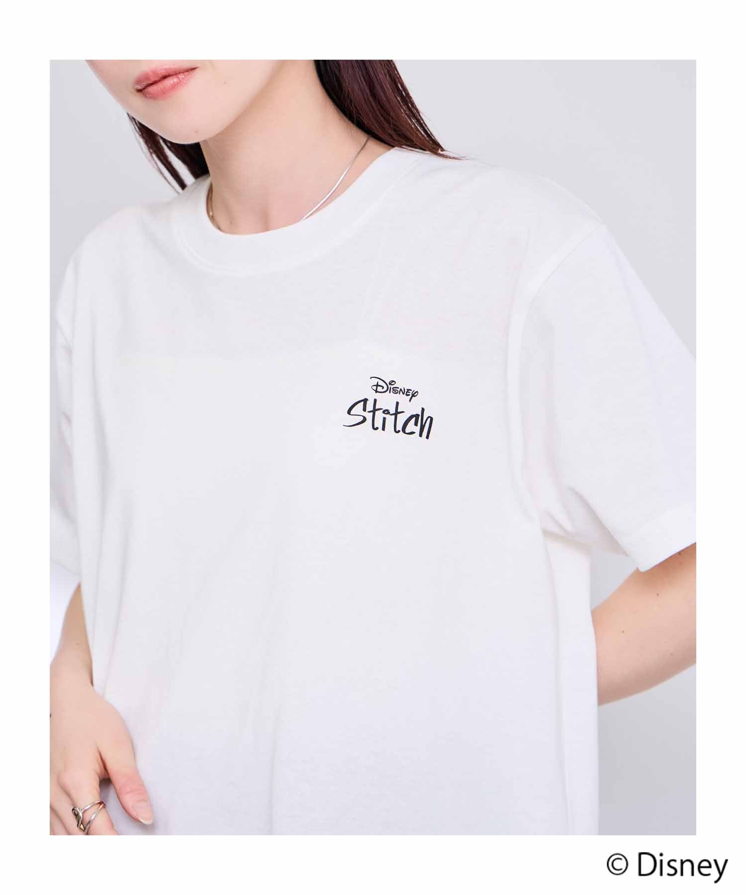 キャラクター線画プリントTシャツ メンズ