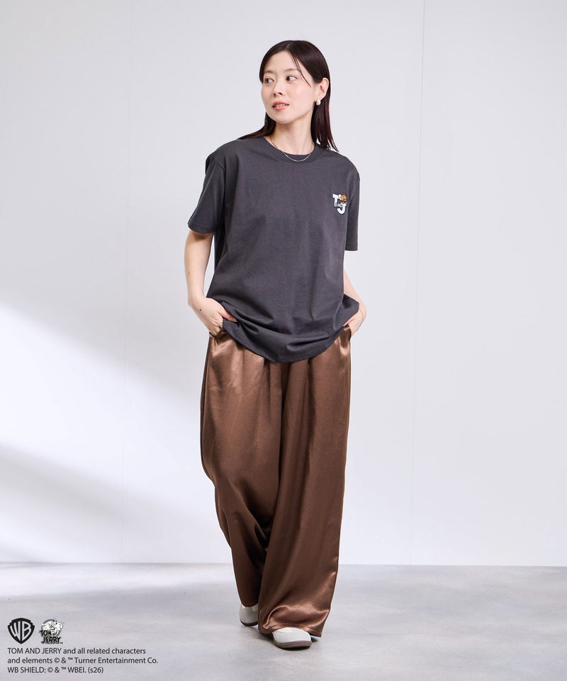 Tom and Jerry ラインストーンTシャツ メンズ メール便 対応商品商品画像-5