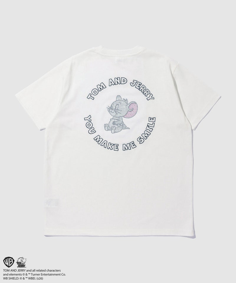 Tom and Jerry ラインストーンTシャツ メンズ メール便 対応商品商品画像-12