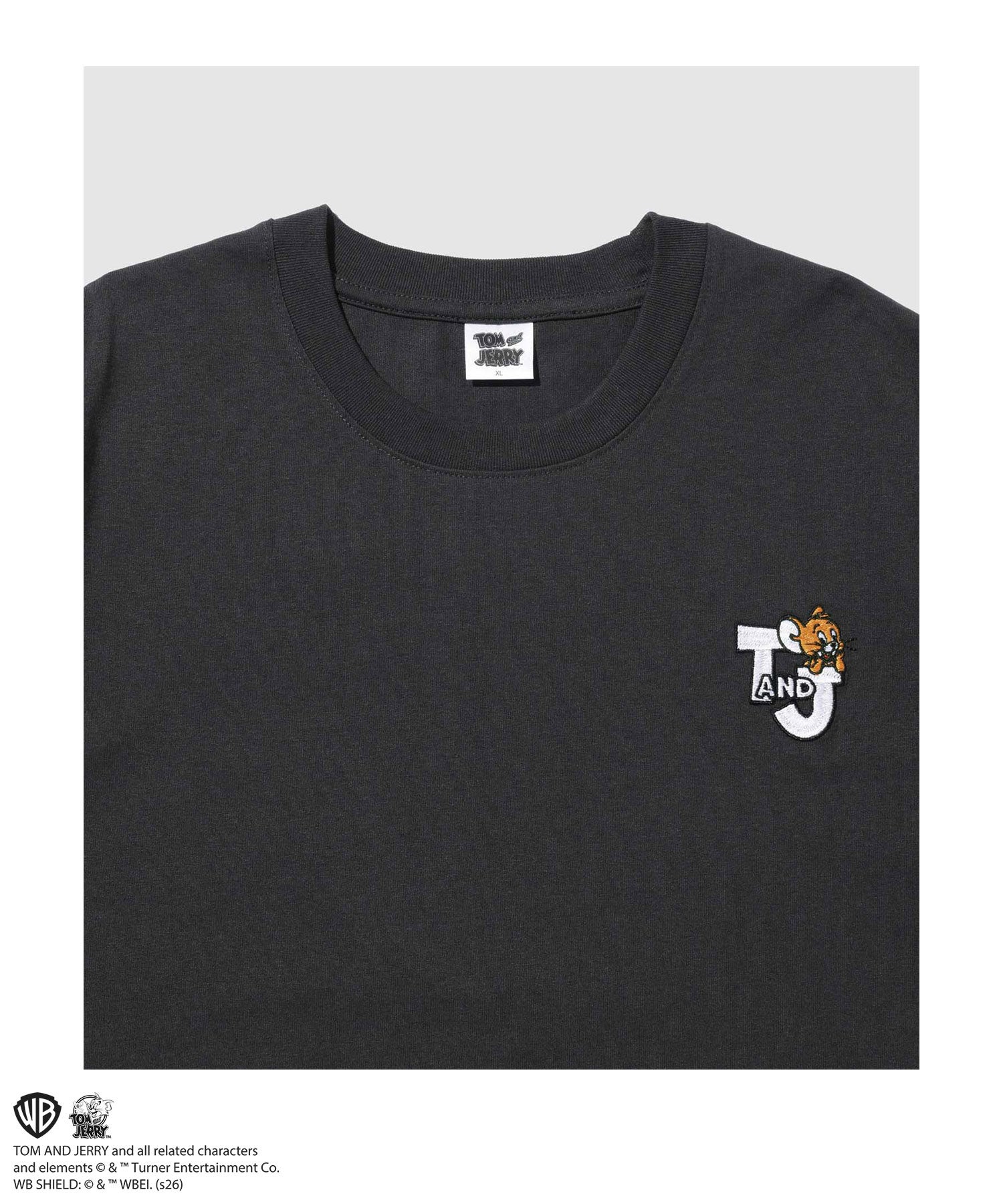 Tom and Jerry ラインストーンTシャツ メンズ