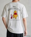 Disney 『くまのプーさん』 / サガラ刺繍ビッグシルエット半袖Tシャツ メンズ メール便 対応商品商品サムネイル-1