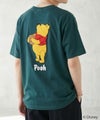 Disney 『くまのプーさん』 / サガラ刺繍ビッグシルエット半袖Tシャツ メンズ メール便 対応商品商品サムネイル-2