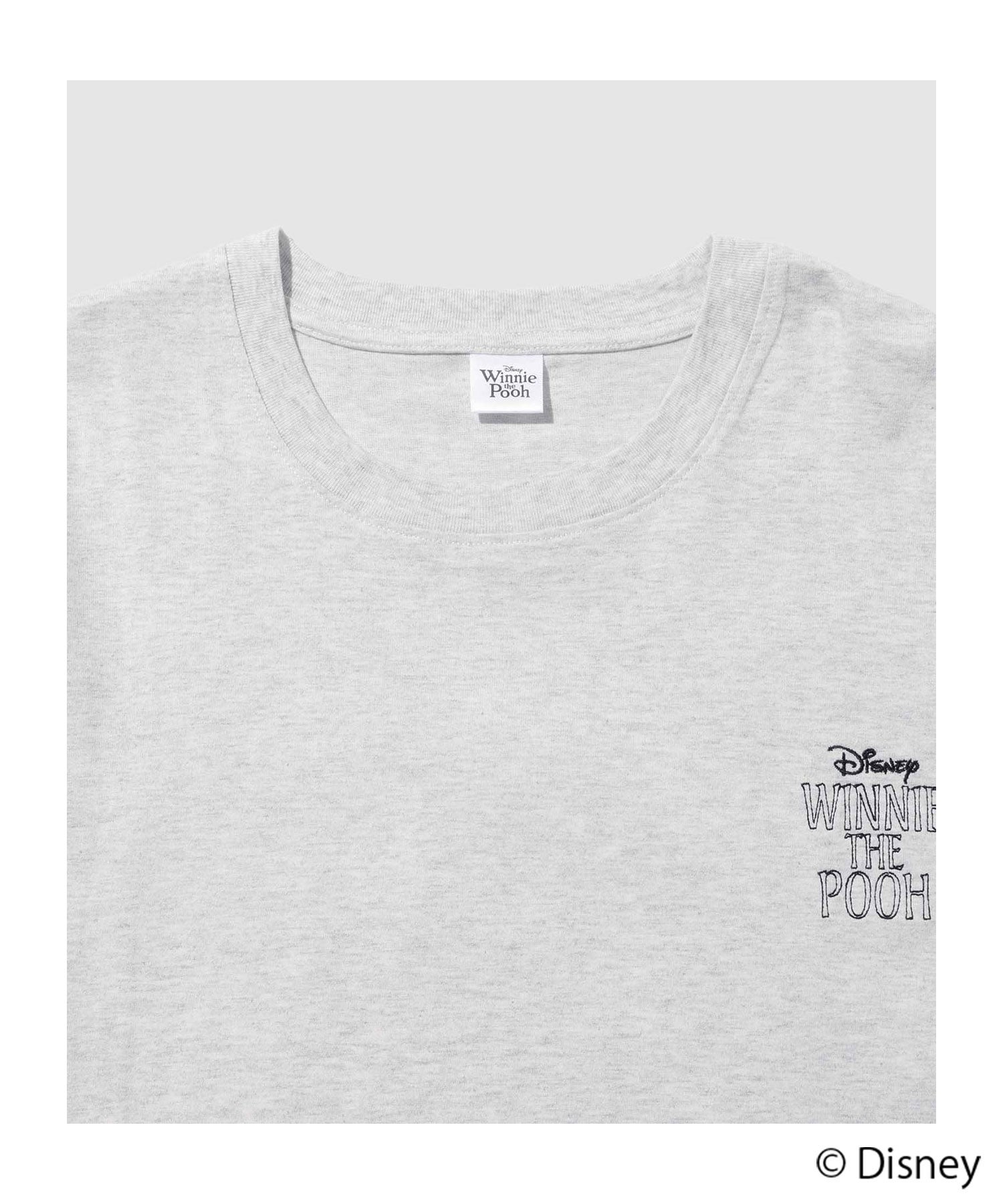 Disney 『くまのプーさん』 / サガラ刺繍ビッグシルエット半袖Tシャツ
