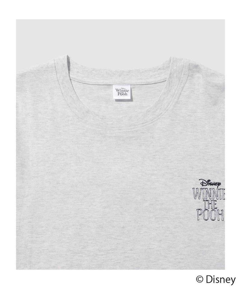 Disney 『くまのプーさん』 / サガラ刺繍ビッグシルエット半袖Tシャツ メンズ メール便 対応商品商品画像-17