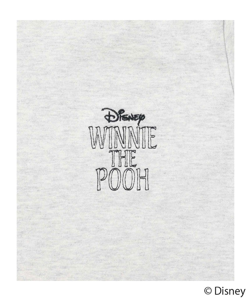 Disney 『くまのプーさん』 / サガラ刺繍ビッグシルエット半袖Tシャツ メンズ メール便 対応商品商品画像-17